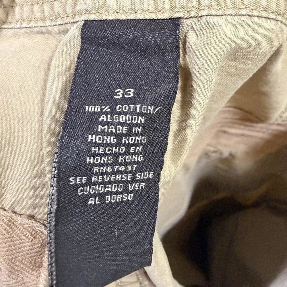 VTG‎ Y2K Polo Jeans Co Ralph Lauren Military Style Baggy Cargo Shorts 33 Grunge